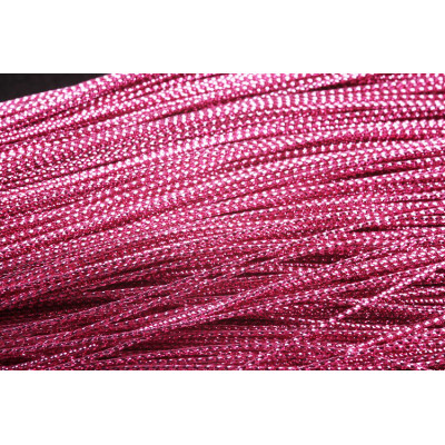 Fil tressé avec lurex 0,8 mm N. 16 Rose