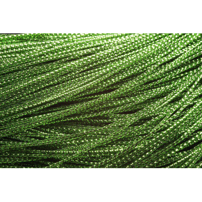 Fil tressé avec lurex 0,8 mm N. 22 Vert