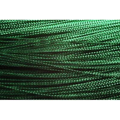Fil tressé avec lurex 0,8 mm N. 23 Vert