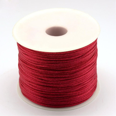 Cordon satiné 1 mm N. 97 Rouge