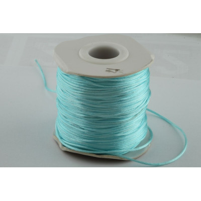 Satin cord 1 mm N. 100 Light blue