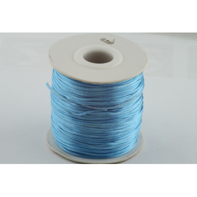 Satin cord 1 mm N. 101 Light blue
