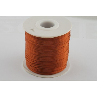 Cordon satiné 1 mm N. 105 Marron