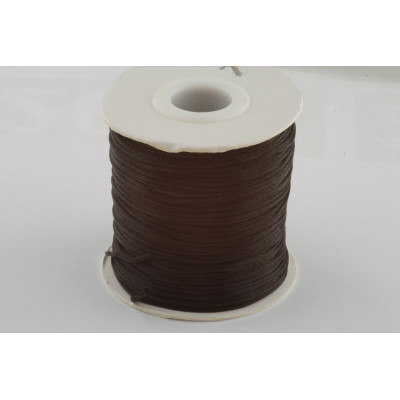 Cordón de satén 1 mm N. 108 Negro