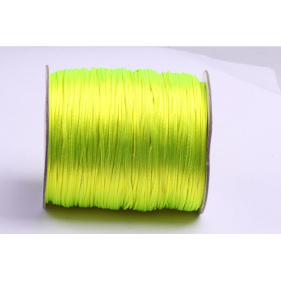 Cordon satiné 1 mm N. 111 Jaune