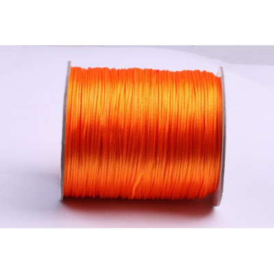 Cordon satiné 1 mm N. 112 Orange