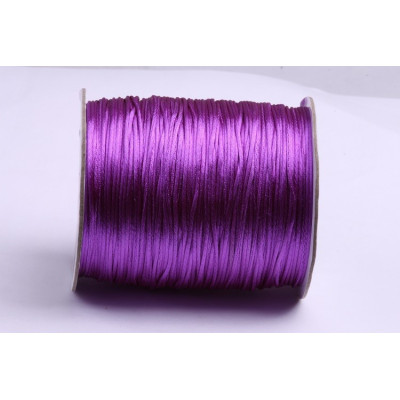 Satinschnur 1 mm N. 115 Violett