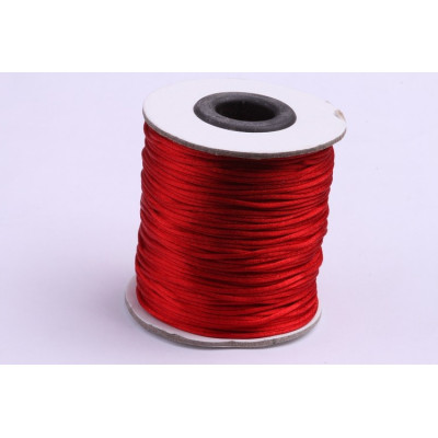 Satinschnur 1 mm N. 122 Rot