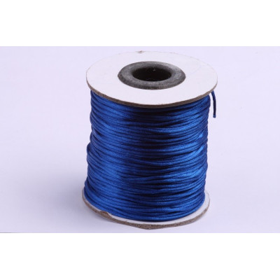 Satin cord 1 mm N. 126 Blue