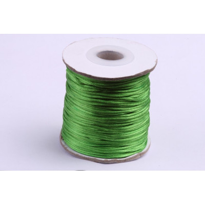 Satin cord 1 mm N. 127 Green
