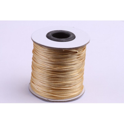 Satin cord 1 mm N. 130 Beige