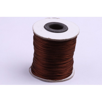 Satinschnur 1 mm N. 132 Braun