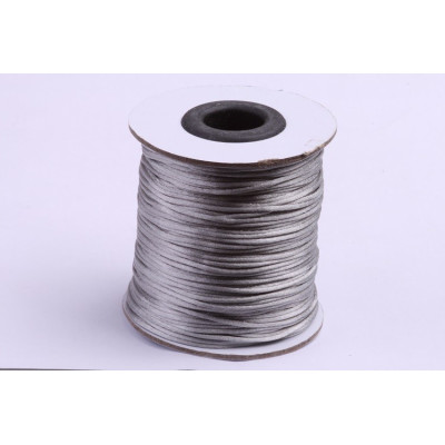 Satinschnur 1 mm N. 133 Grau