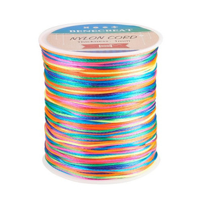 Satin cord 1 mm N. 188 Mix