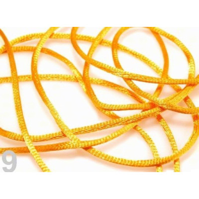 Satinschnur 2 mm N. 9 Gelb