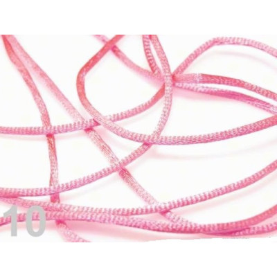 Satinschnur 2 mm N. 10 Rosa