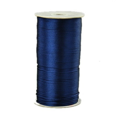 Cordon satiné 2 mm N. 61 Bleu