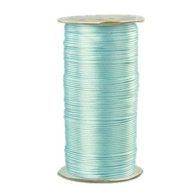 Satin cord 2 mm N. 3 Light blue