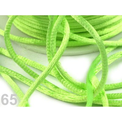 Satin cord 2 mm N. 65 Green