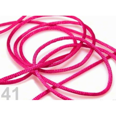 Satin cord 2 mm N. 41 Pink