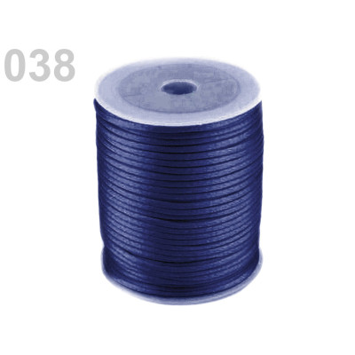 Cordoncino di raso 2 mm N. 38 Blu