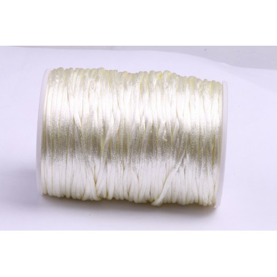 Satin cord 2 mm N. 135 White