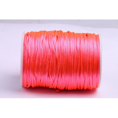 Satin cord 2 mm N. 137 Pink