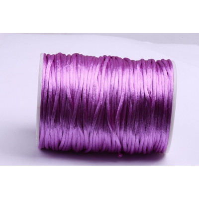 Cordoncino di raso 2 mm N. 141 Viola