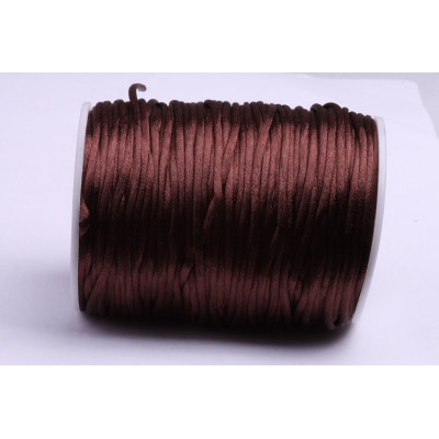 Satinschnur 2 mm N. 145 Braun
