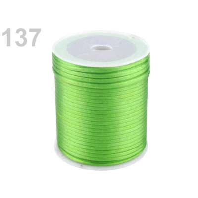 Satin cord 2 mm N. 151 Green