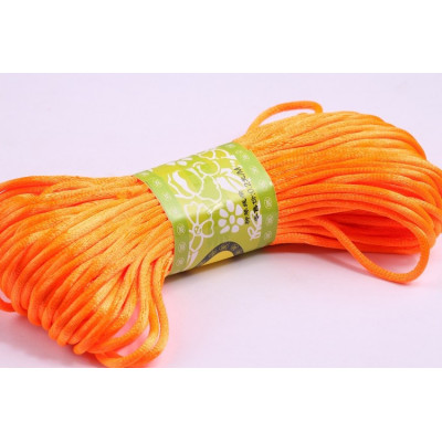 Satin cord 2 mm N. 157 Orange