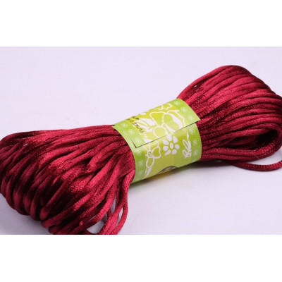 Cordón de satén 2 mm N. 162 Violeta