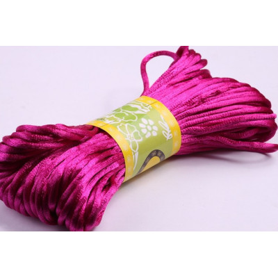 Cordoncino di raso 2 mm N. 163 Viola