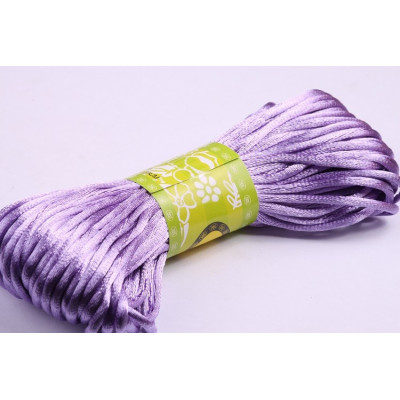 Cordon satiné 2 mm N. 164 Violet