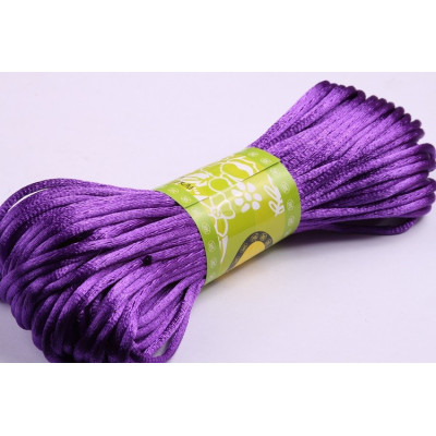 Satin cord 2 mm N. 165 Violet