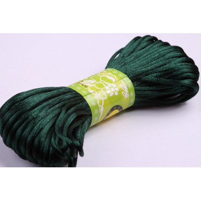 Cordón de satén 2 mm N. 171 Verde