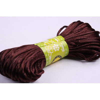 Satin cord 2 mm N. 173 Brown