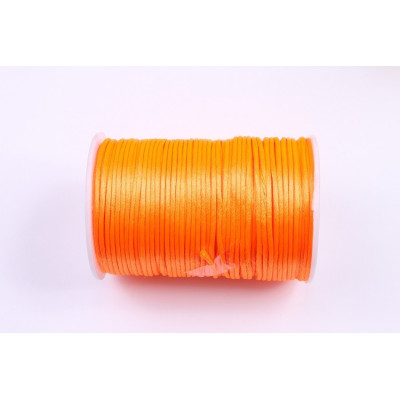 Cordón de satén 2 mm N. 177 Naranja