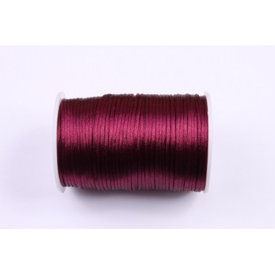 Cordón de satén 2 mm N. 178 Violeta