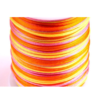 Satin cord 2 mm N. 184 Mix
