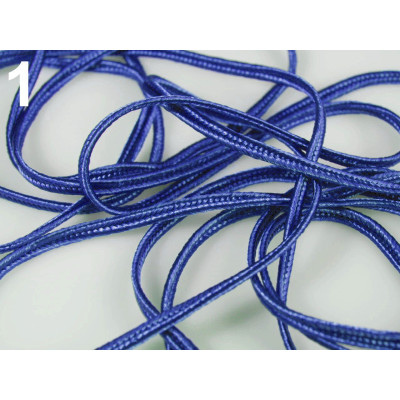 Soutache 3 mm N. 1 Bleu