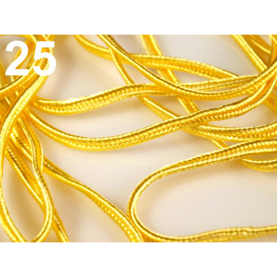 Trenza Soutache 3 mm N. 25 Amarillo