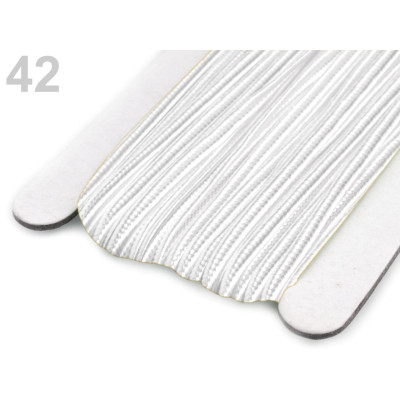 Soutache 3 mm N. 42 Blanc