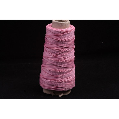 cordon ciré 0,6 mm N. 126 Rose