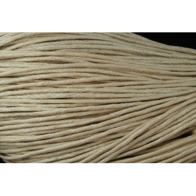 Waxed cord 1 mm N. 115 Beige