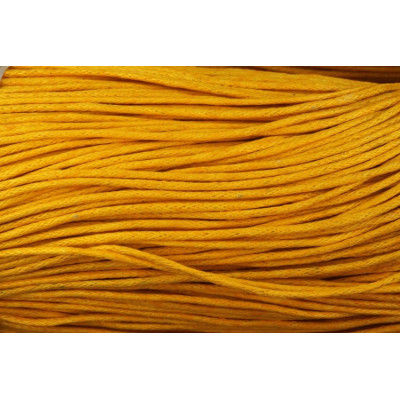 Waxed cord 1 mm N. 116 Yellow