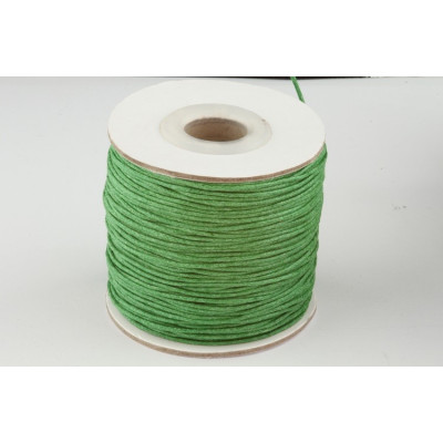 Cordón encerado 1 mm N. a5 Verde