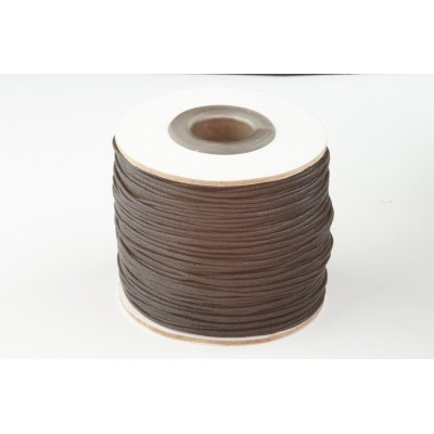 Waxed cord 1 mm N. a8 Black