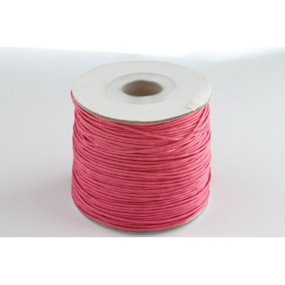Wachste schnur 1 mm N. a10 Rosa