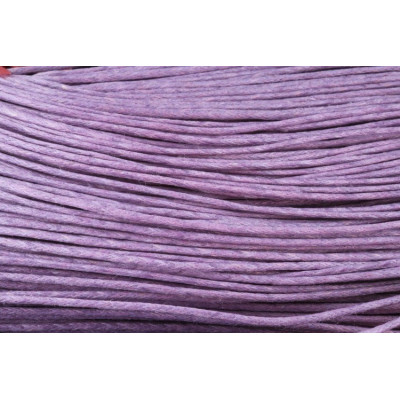 cordon ciré 1 mm N. 118 Violet